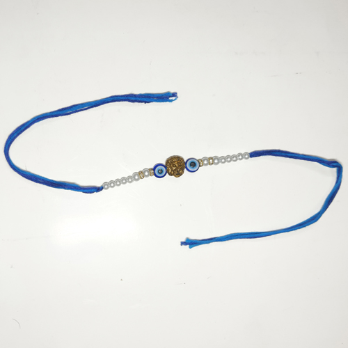 Evil Eye Rakhi for Men with Roli Chawal Pack Rakhi for Brother Raksha Bandhan Combo Pack